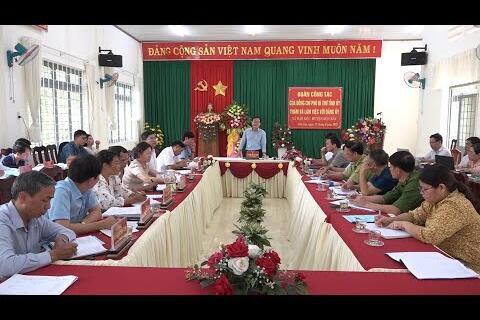 Phó Bí thư Tỉnh uỷ Nguyễn Văn Hoà làm việc tại huyện Kon Rẫy